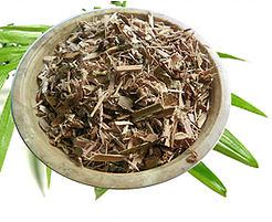 A picture of a bowl of willow bark 